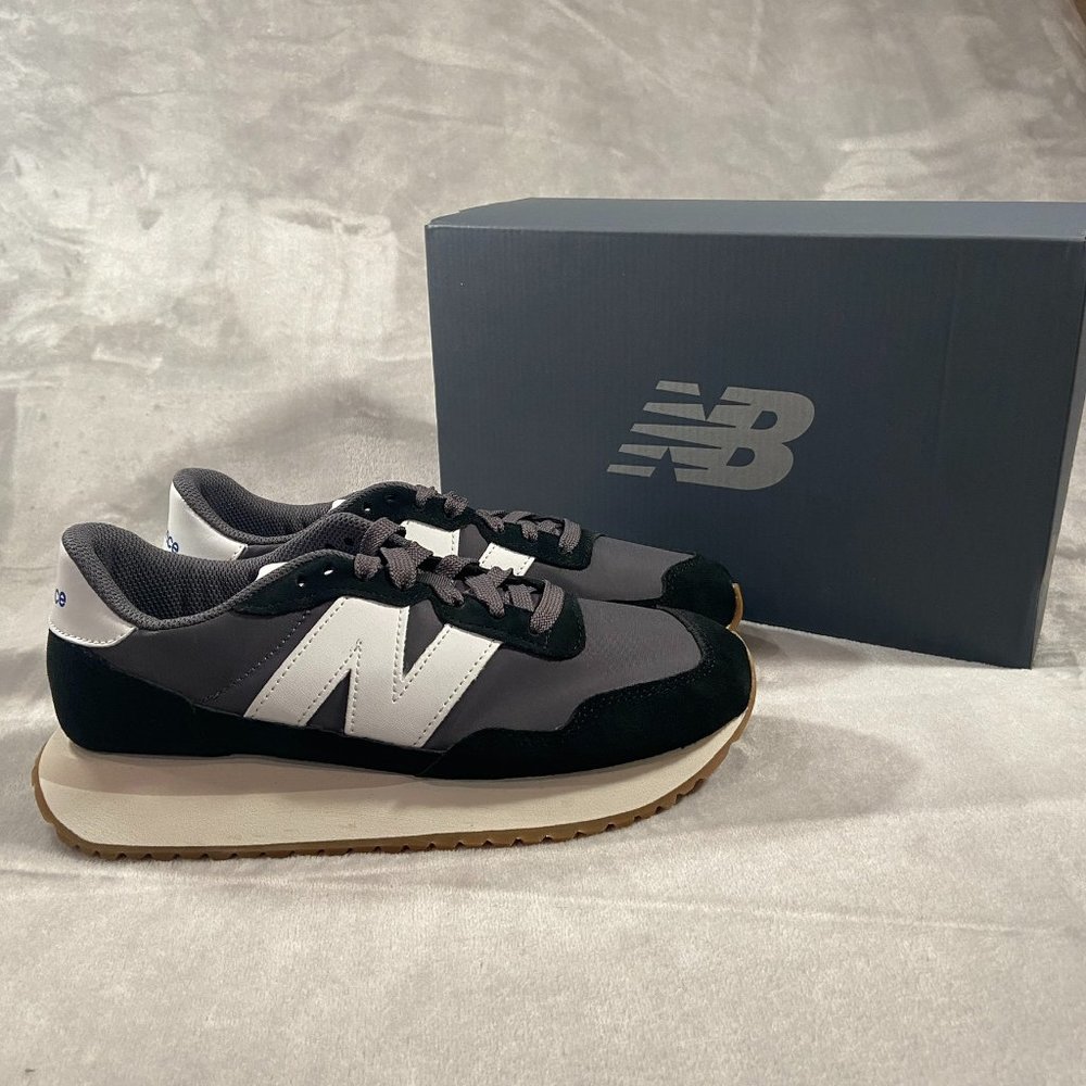 NEW New Balance 237 v1 Men's Size 7 Black Magnet Casual Running Shoes